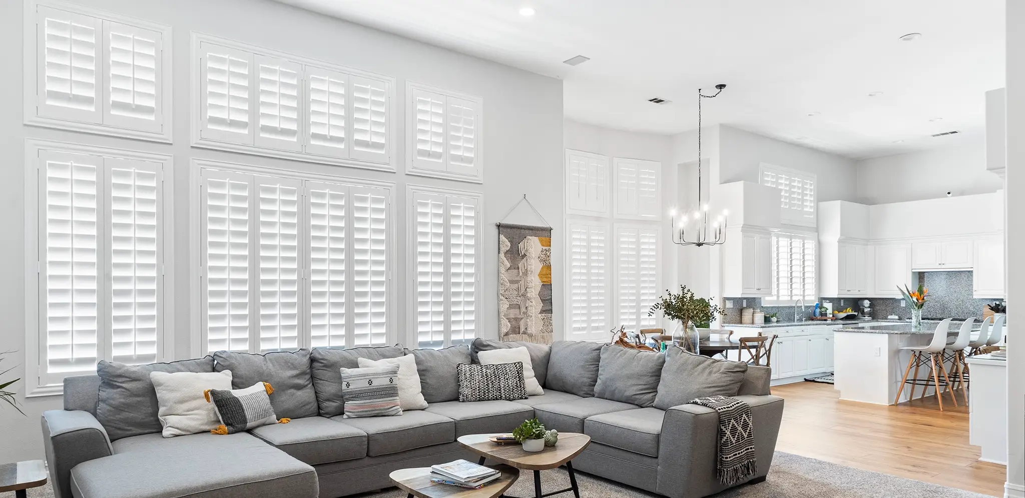 Shutters in a Atlanta living room