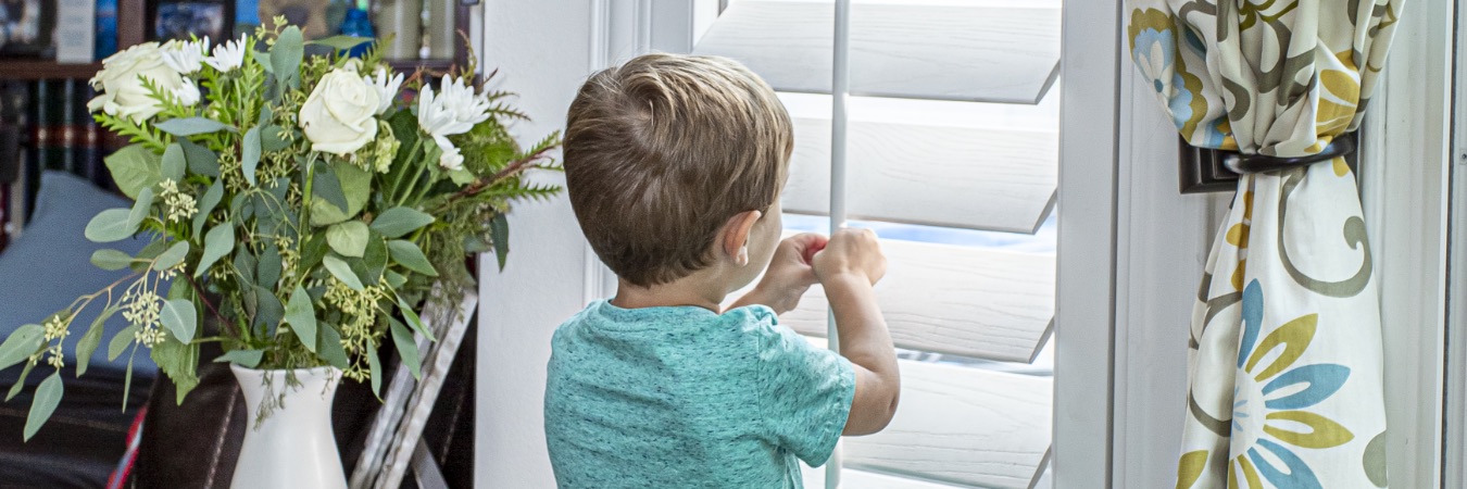 Child turning shutters