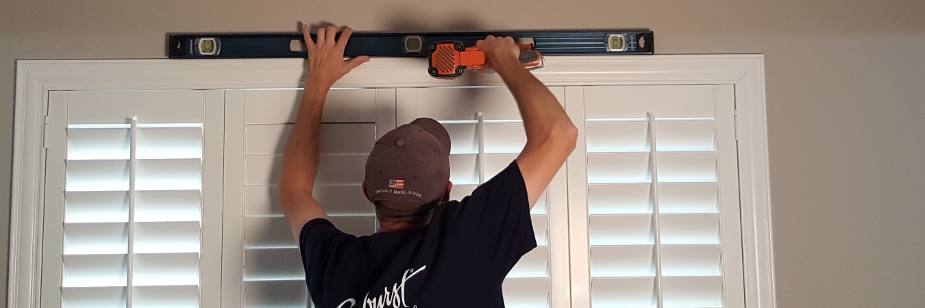 Installing shutters in Atlanta