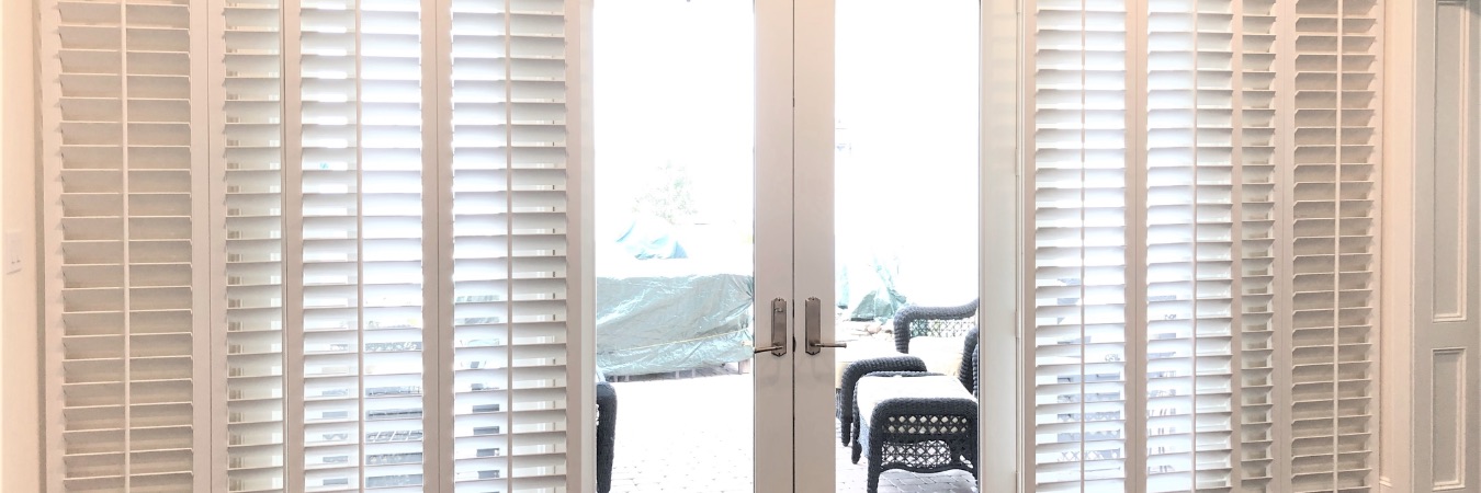 Sliding door shutters in Atlanta