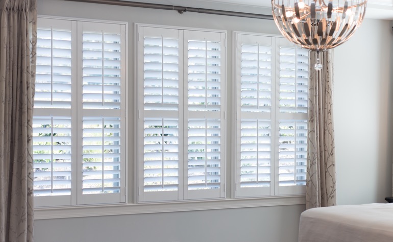 Plantation Shutters Atlanta Sunburst Plantation Shutters Are Gorgeous In Atlanta Bedrooms