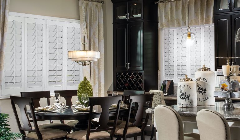 Polywood Shutters in kitchen