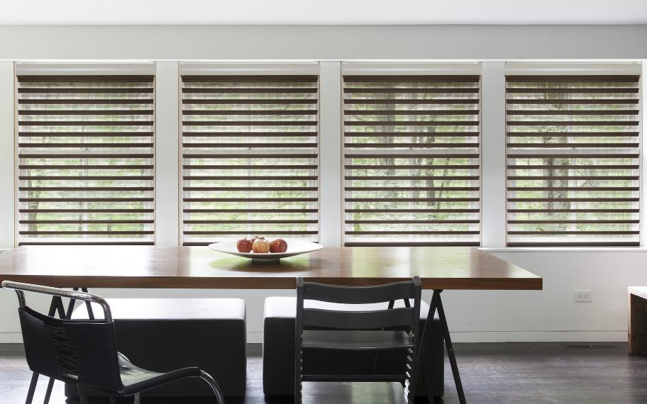 Shutters in a kitchen in Atlanta