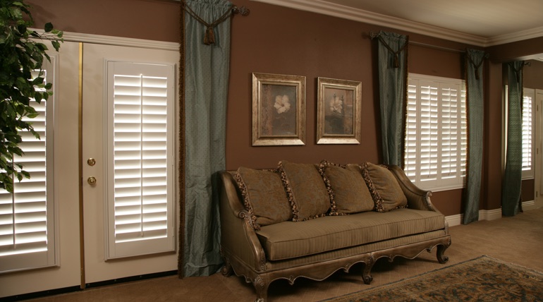 French Door Shutters In Atlanta Sunburst Shutters Atlanta Ga