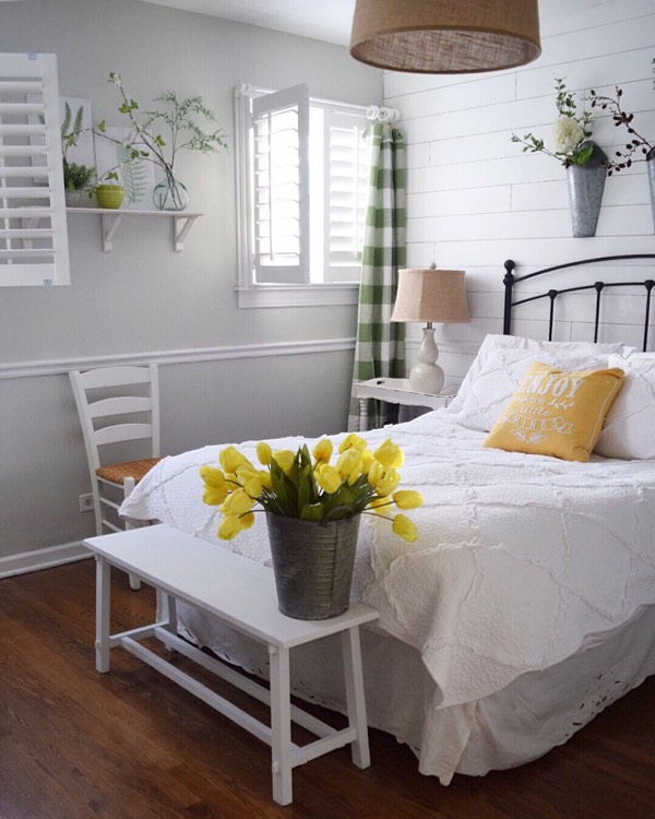 Atlanta cottage bedroom shutters