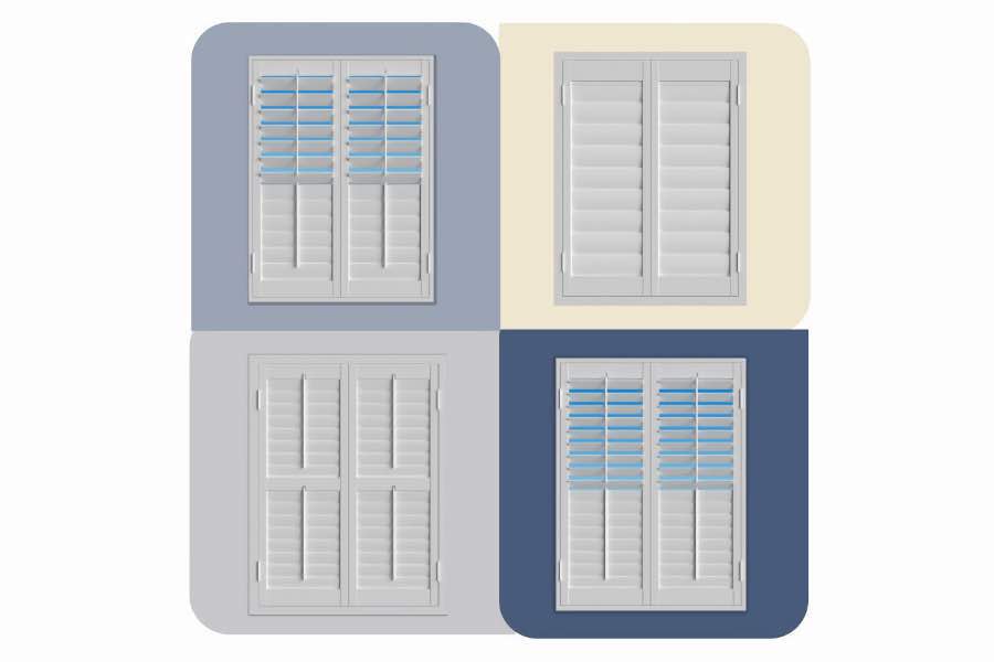 Use the Shutter Designer to see how Polywood shutters look with your Atlanta home's wall colors. Four images of Polywood shutters from the Shutter Designer