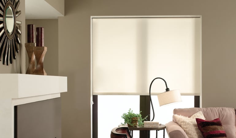 Roller shades are a great option with it comes to protecting against glare. Roller shade in Atlanta
