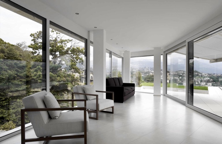 Window Film For A Contemporary Room In Atlanta Window film in a contemporary home